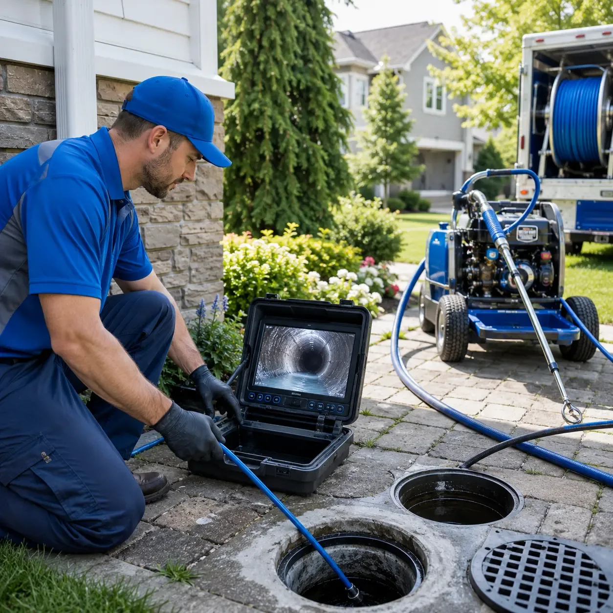 Outdoor drain cleaning professionals serving White Haven, PA